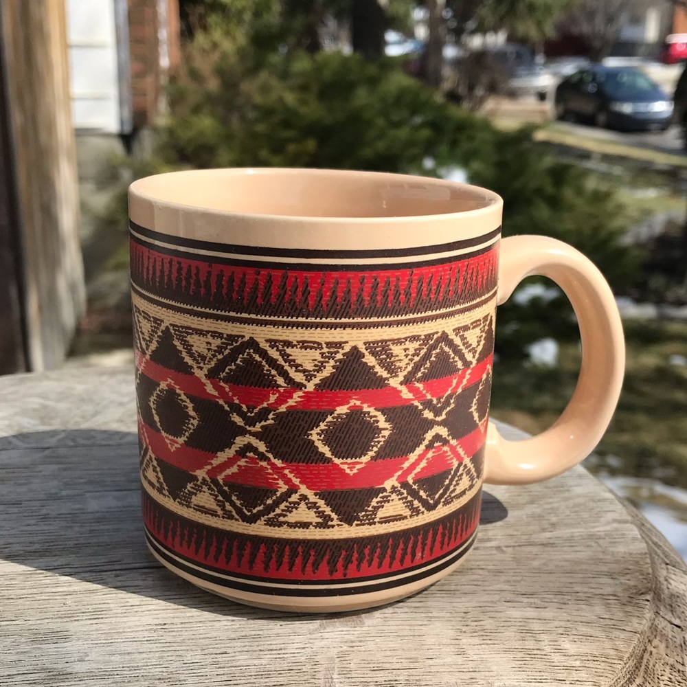 RALPH LAUREN CHAPS vintage ceramic coffee mug